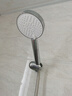 九牧（JOMOO）花洒喷头全套家用增压洗澡淋浴莲蓬头热水器手持淋雨花洒软管套装 三档增压花洒喷头S260033 实拍图