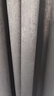 目送（musong）伸缩杆门帘免打孔卧室客厅隔断帘挡风遮光试衣间遮挡布厕所卫生间 深灰色加厚麻绒布 【适合门宽70-115厘米】帘高200厘米 实拍图