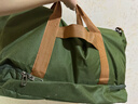 【新秀丽制造商】旅行袋行李包防水收纳包短途轻便出差旅游帆布包 绿色 46*25*28 实拍图