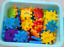 艾福儿 儿童塑料数字方块拼插积木男孩3-6岁宝宝拼装女孩玩具4周岁 经典色128粒【收纳盒+图册】 实拍图