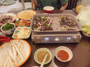 美的（Midea）钛陶0氟多功能锅电火锅不锈钢蒸锅鸳鸯火锅专用锅超薄速沸多功能一体电锅煎烤料理锅DLS332266S 实拍图