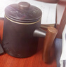 宅轻松 简约陶瓷茶水分离木柄泡茶杯家用办公带过滤公道复古山海花茶杯 实拍图