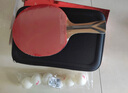红双喜 三星横拍（京仓速发+6球+拍套）乒乓球拍H3002横拍单拍 实拍图