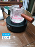 忆壶茶（YIHUTEA） 茶壶玻璃泡茶壶侧把过滤煮茶壶加厚耐热电陶炉烧水壶养生煮茶器 700ML壶+1500W数显炉 实拍图