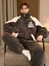 少年情话男士睡衣秋冬季珊瑚绒冬天加绒加厚保暖青少年大码男款家居服套装 1377N熊猫 XL 男高168-176 体重128-150斤 实拍图