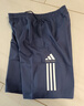 阿迪达斯短裤男夏季透气薄款宽松休闲运动梭织五分裤 黑/白 1CS-BW  2XL  实拍图