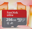 闪迪（SanDisk）256GB TF（MicroSD）内存卡 A1 U1 C10 至尊高速移动版存储卡 读速150MB/s 手机平板游戏机内存卡 实拍图