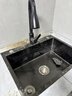 松鲸 厨房水槽大单槽台下盆手工不锈钢洗菜盆一体盆洗菜池洗碗淘菜盆 C套餐-配冷热抽拉龙头 三孔单槽-60*45cm 实拍图