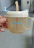 小土豆（potato）儿童水杯PP牛奶杯1-2-3岁以上宝宝直饮吸管两用杯300ml 蓝色 实拍图