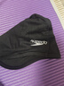 速比涛（Speedo）舒适透气速干游泳布帽高弹不勒头游泳训练装备 黑色 实拍图