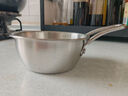 【厨房必备】不锈钢韩式米酒碗带把料理调料拌饭小碗热凉酒碗 银色（无柄） 12cm （300ML） 实拍图