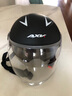 AXK电动车头盔3c认证男女士夏季摩托车半盔骑行电瓶车头盔四季通用 磨砂黑【+短茶】可拆围脖 实拍图