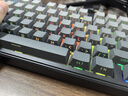 狼蛛（AULA）  F99Pro客制化机械键盘gasket结构全键热插拔有线蓝牙无线三模连接办公键盘电竞游戏专用 F99 Pro 浅光星辰-TTC烈焰紫轴V2 实拍图