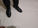 微光里 男士商务正装皮鞋男鞋青年潮流英伦休闲结婚皮鞋工作鞋子 方格男士商务皮鞋【41码】 实拍图
