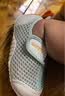 卡特兔学步鞋儿童凉鞋网眼鞋男童夏季宝宝1-3岁儿童鞋女童幼儿园室内鞋 绿白-网眼 20 内长12.5cm 脚长11.5-12.0 实拍图