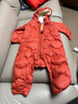 巴拉巴拉童装婴儿连体羽绒服轻薄羽绒服宝宝衣服2025冬装抱衣爬服男童女童 红色糖葫芦-白鸭绒 100 cm-充绒量53g 实拍图