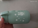 【京东物流送货上门】萌萌兔卡通水杯女牛奶玻璃杯创意便携杯子 蓝色萌萌兔 330ml 1只 实拍图