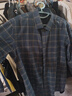 杉杉（FIRS）纯棉磨毛衬衫中年爸爸装商务休闲全棉格子衬衣男 咖啡格 41  实拍图