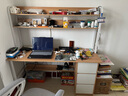 尋巧（SPERMEK）电脑桌书桌书柜组合家用台式卧室学生学习写字桌简约办公桌子 【升级三抽】140CM橡木色 实拍图