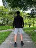 乐途运动鞋男鞋秋季复古革网面休闲鞋厚底减震回弹老爹鞋子男黑色42 实拍图