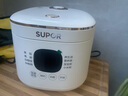苏泊尔迷你电饭煲1-2人家用小型电饭锅3-4人不粘煮饭锅多功能学生宿舍用微压煮粥锅智能防溢24小时预约 白色 2L 【0涂层内胆】 实拍图