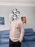 恒源祥毛衣男士圆领冬季新款加厚韩版宽松套头爸爸针织打底衫 卡其 XL 实拍图
