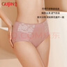 古今【全网已售50W+】女士高腰内裤收腹氨棉蕾丝性感透气提臀三角小裤 浅紫色 【 1条 2XL 175 /100 实拍图