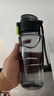 希乐（cille）塑料水杯tritan男女学生大容量便携户外运动健身随手杯子灰600ml 实拍图