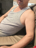 七匹狼背心男士100%纯棉修身弹力百搭打底汗衫男 灰色XXL 实拍图