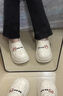 百慕倾臣棉拖鞋女士防水秋冬季新款包根室内外穿居家绒保暖防滑月子棉鞋男 浅咖 38-39 适合37-38 实拍图