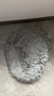贝初众猫窝冬天冬季保暖狗窝猫床四季通用猫垫子冬天用猫咪窝网红猫窝 浅灰色 直径42cm【8斤内猫 5斤内狗】 实拍图