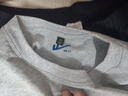 回力（Warrior）纯棉t恤男夏季新款重磅运动上衣男士潮流短袖宽松体恤 麻灰  L  实拍图