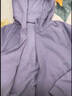 优衣库女装双面穿防风摇粒绒拉链连帽外套户外防水冬季新款479697 479697/71浅蓝紫色 XS 实拍图