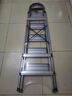 杜邦（DU PONT）梯子家用折叠铝合金梯加厚人字梯登高梯爬步安全梯扶梯楼银色5步 实拍图