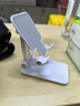 罗姿 手机支架直播设备可调节折叠升降创意桌面懒人支架便携ipad平板通用支撑架子网红看电视 可折叠+自由伸.缩款.【珍珠白】 实拍图