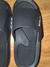 回力运动拖鞋男夏季可外穿户外eva厚底防滑高档潮流踩屎感凉拖鞋男士 黑色 42-43 实拍图