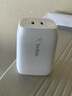 贝尔金（BELKIN）苹果充电器 65W氮化镓充电器 双口Type-C快充 苹果iPhone17macbook充电头 便携 WCH013 实拍图