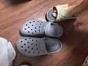 京东京造【抗菌洞洞鞋】凉鞋情侣旅行沙滩两穿eva凉拖鞋男士水泥灰42-43 实拍图