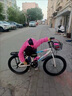 儿童自行车山地车6-7-8-10-12-15岁学生单车变速小孩18寸20寸22寸 标配单速白粉色送礼包 22寸适合身高145-165厘米【约11-15岁】 实拍图