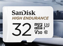 闪迪（SanDisk）32GB TF（MicroSD）4K内存卡 行车记录仪 监控摄像头专用 2,500小时录制 重复读写高耐用存储卡 实拍图