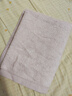 金号纯棉加厚加大枕巾吸汗透气亲肤枕头巾灰色1条 80*50cm 170g 实拍图