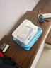 LYNN纸巾盒客厅茶几抽纸盒家用桌面遥控器餐巾纸收纳盒多功能灰白色 实拍图