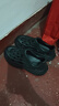 俞兆林男士洞洞鞋运动外穿凉鞋涉水鞋夏开车拖鞋 YG811 黑色  44-45  实拍图