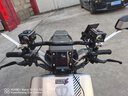 凯威格摩托车龙头把踏板电动车加装横杆拓展支架铝合金横杠 HB-5镜杆款上下沿-黑色 实拍图