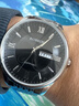 罗西尼（ROSSINI）手表男款 生日礼物送男友国表商务小巧石英黑盘钢带618573 实拍图