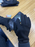 回力（Warrior）手套冬天女男士骑行手套加绒保暖手套防寒防风户外骑开车棉手套 黑色 均码 实拍图