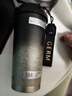 格米（germ）纯钛保温杯咖啡杯男女双饮吸管水杯教师节送礼礼物杯子500ML金 实拍图