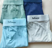 猫人男士内裤男平角裤冰丝抗菌大码宽松中腰u凸四角短裤衩4条L 实拍图