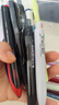 百乐（PILOT）DR.GRIP健握黑色中性笔按动0.5签字笔刷题考试专用笔顺滑速干笔办公用笔 金属蓝/黑（卡式包装盒） 实拍图