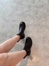 ZHR短靴女秋冬复古真牛皮通勤女靴舒适套脚切尔西靴女 EH18 黑色 37  实拍图